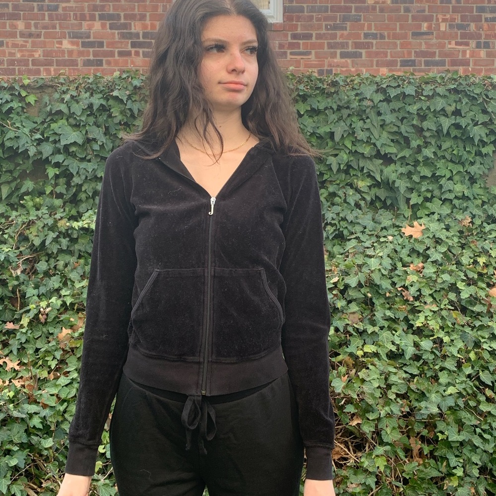 Juicy couture velvet hoodie